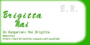 brigitta mai business card